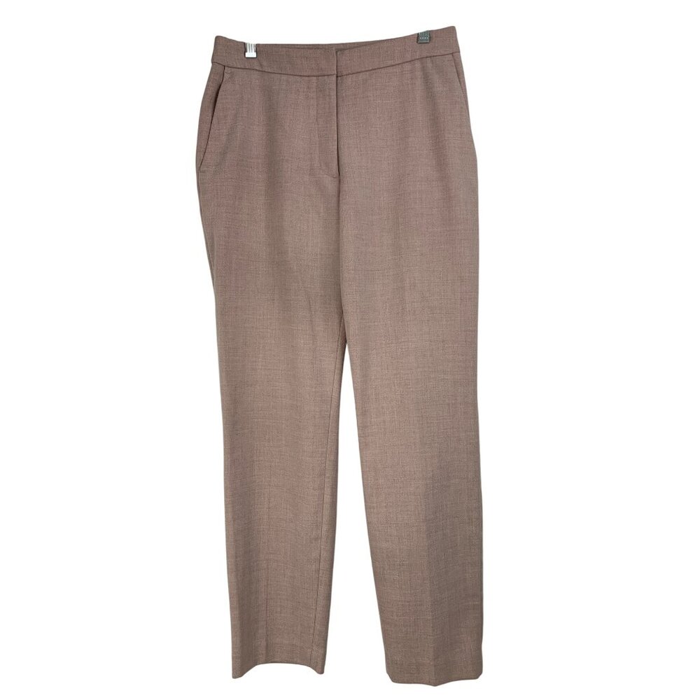 H&M Womens Pink Tweed Dress Career Pants Crop Size 6 RCC10458 EUC pockets